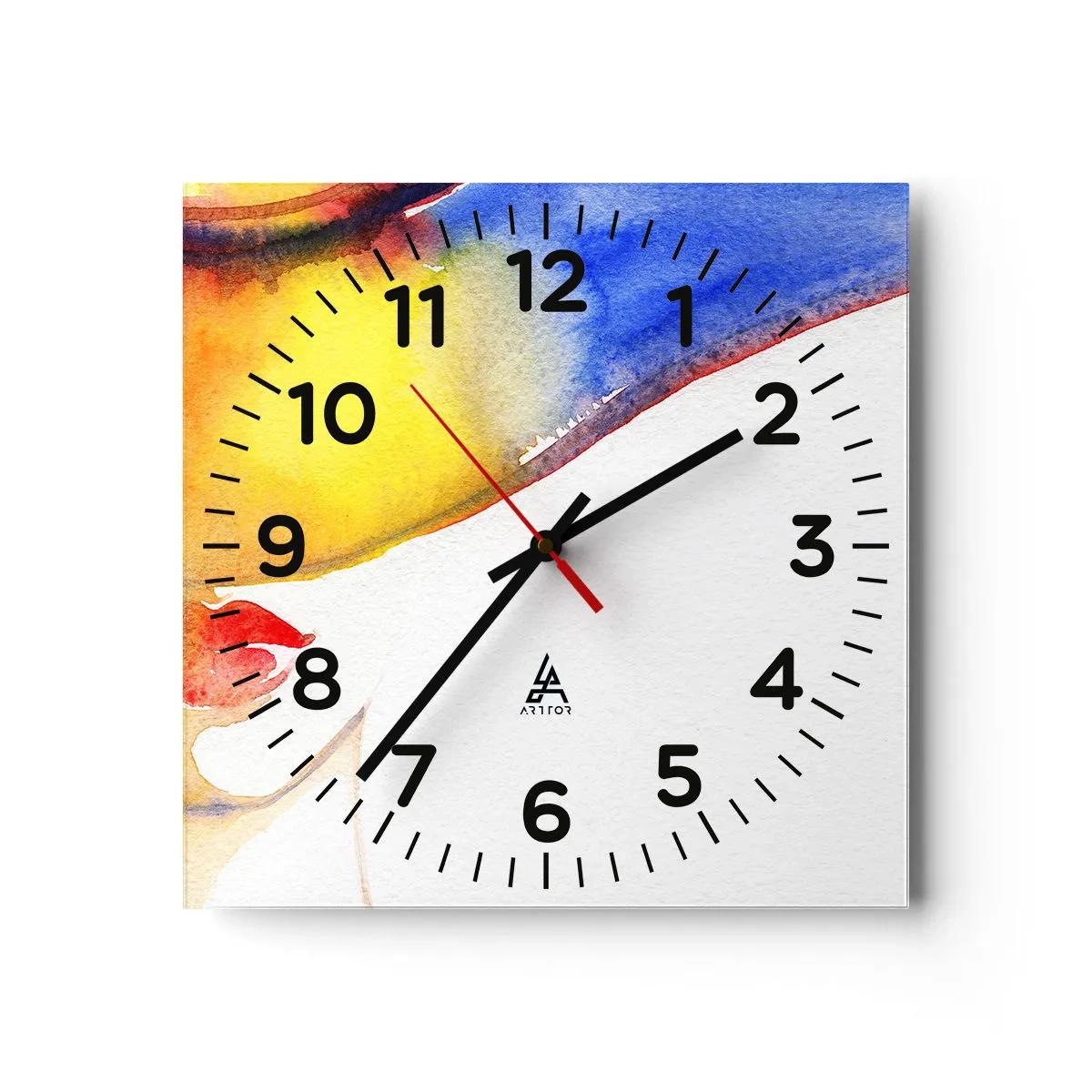 Wandklok - Klok - Portret van een dame - 30x30 cm