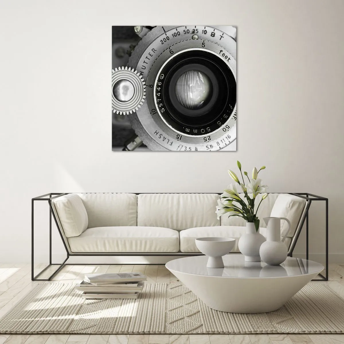 Schilderen op glas - Een verhaal over Hollywood - 40x40 cm