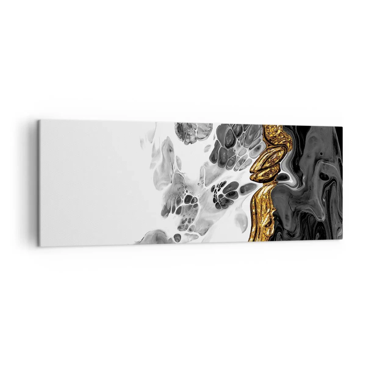 Schilderen op canvas - Organische samenstelling - 140x50 cm