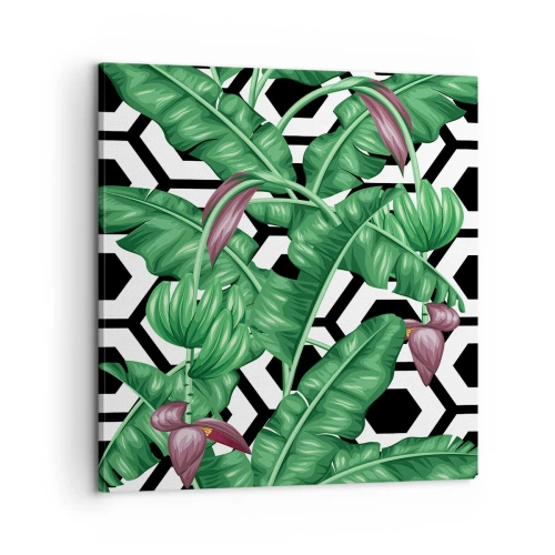 Schilderen op canvas - Van nature een symmetrische compositie - 60x60 cm