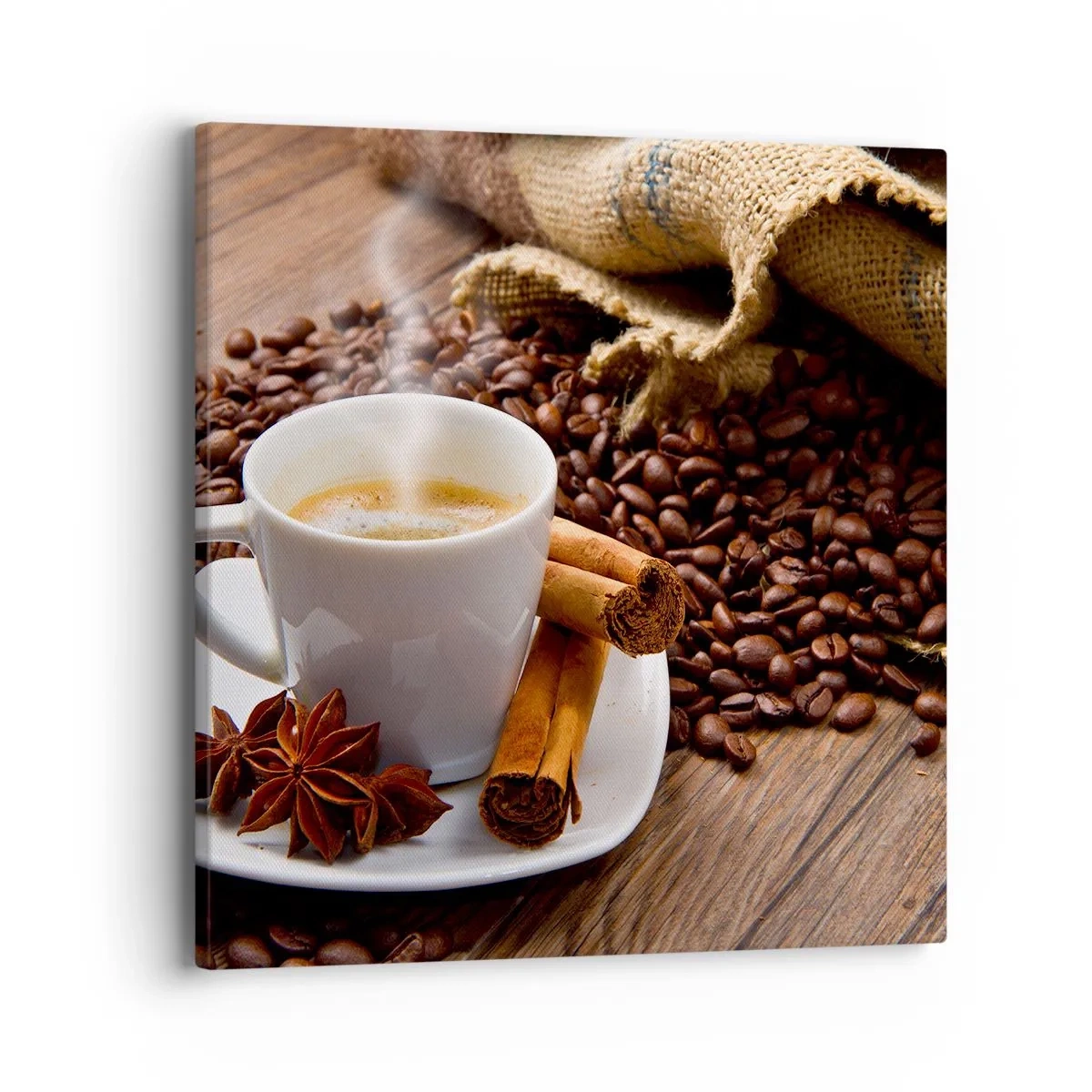 Schilderen op canvas - Pittige smaak en aroma - 40x40 cm