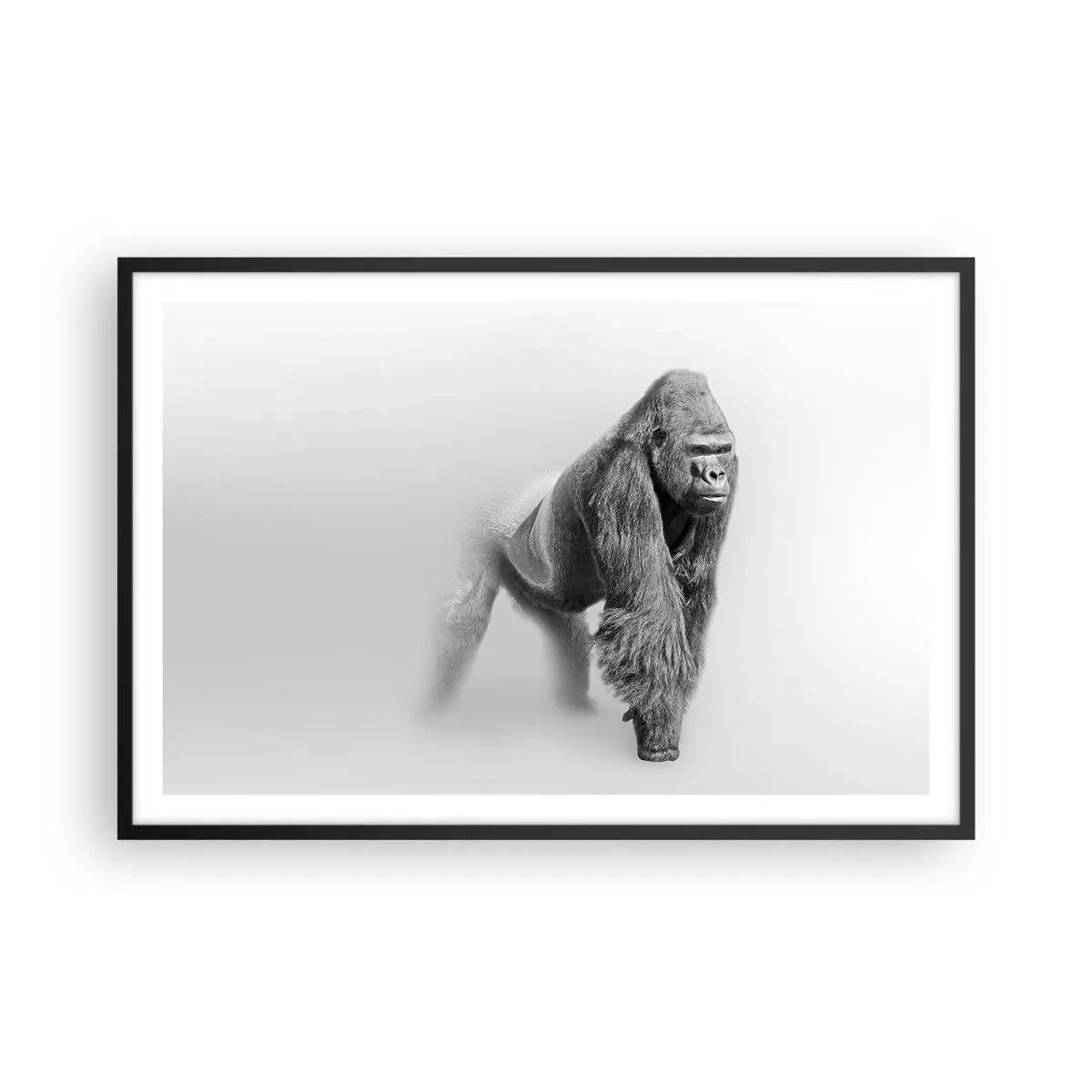 Poster in een zwarte lijst - Vertrouwen in zijn kracht - 91x61 cm