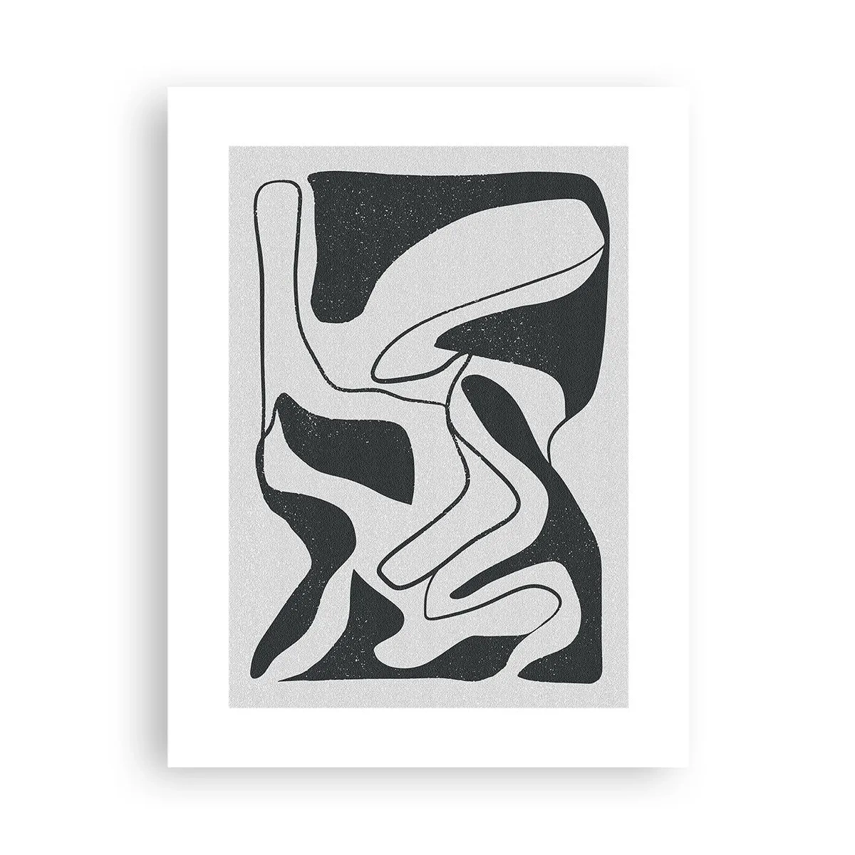 Poster - Abstract doolhofplezier - 30x40 cm