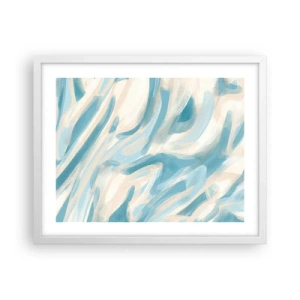 Poster in een witte lijst - Lente briesjes - 50x40 cm