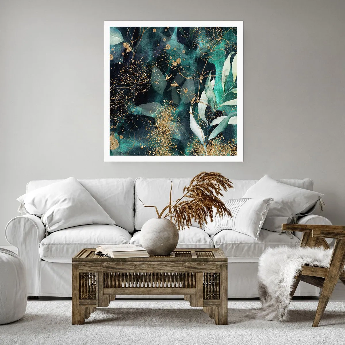 Poster - Magische tuin - 50x50 cm