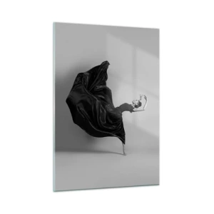 Schilderen op glas - Gevleugeld door muziek - 50x70 cm
