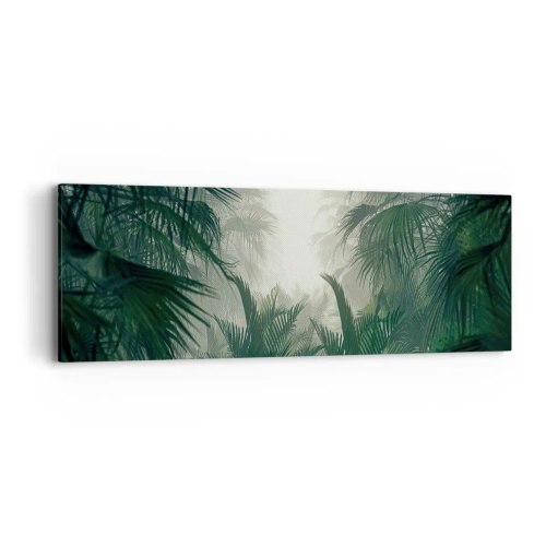 Schilderen op canvas - Tropisch mysterie - 90x30 cm
