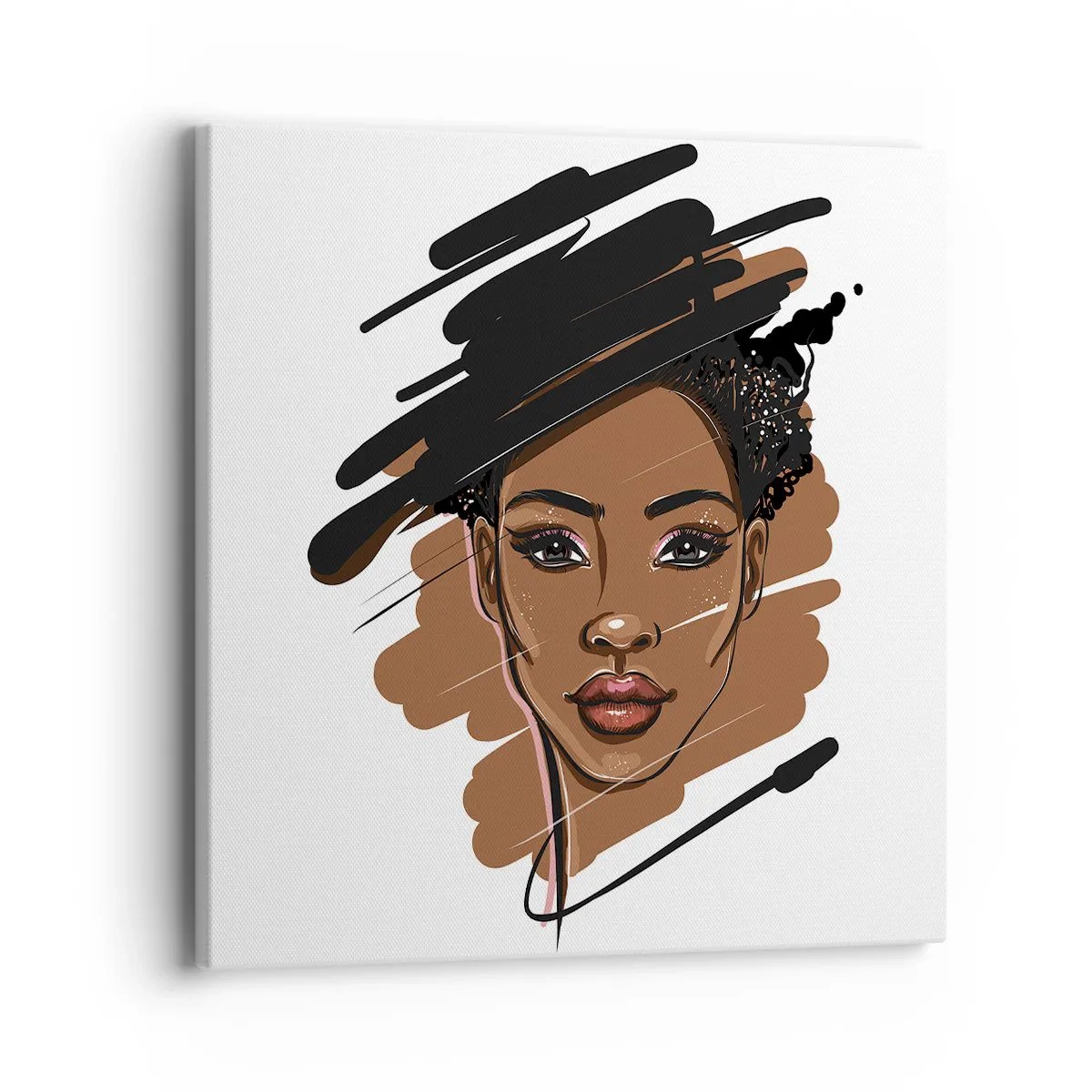 Schilderen op canvas - Zoet als chocolade - 40x40 cm