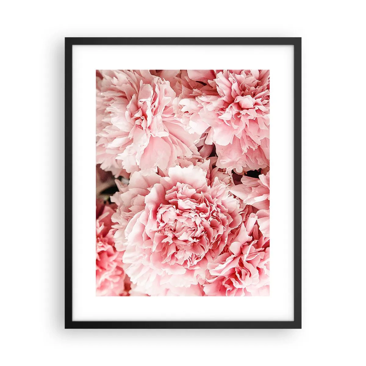 Poster in een zwarte lijst - Roze droom - 40x50 cm