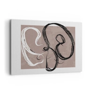 Schilderen op canvas - Compositie – de zoektocht naar volheid - 100x70 cm