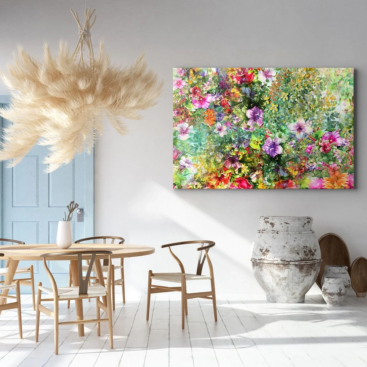 Schilderen op canvas - In bloemen voor verderf - 120x80 cm