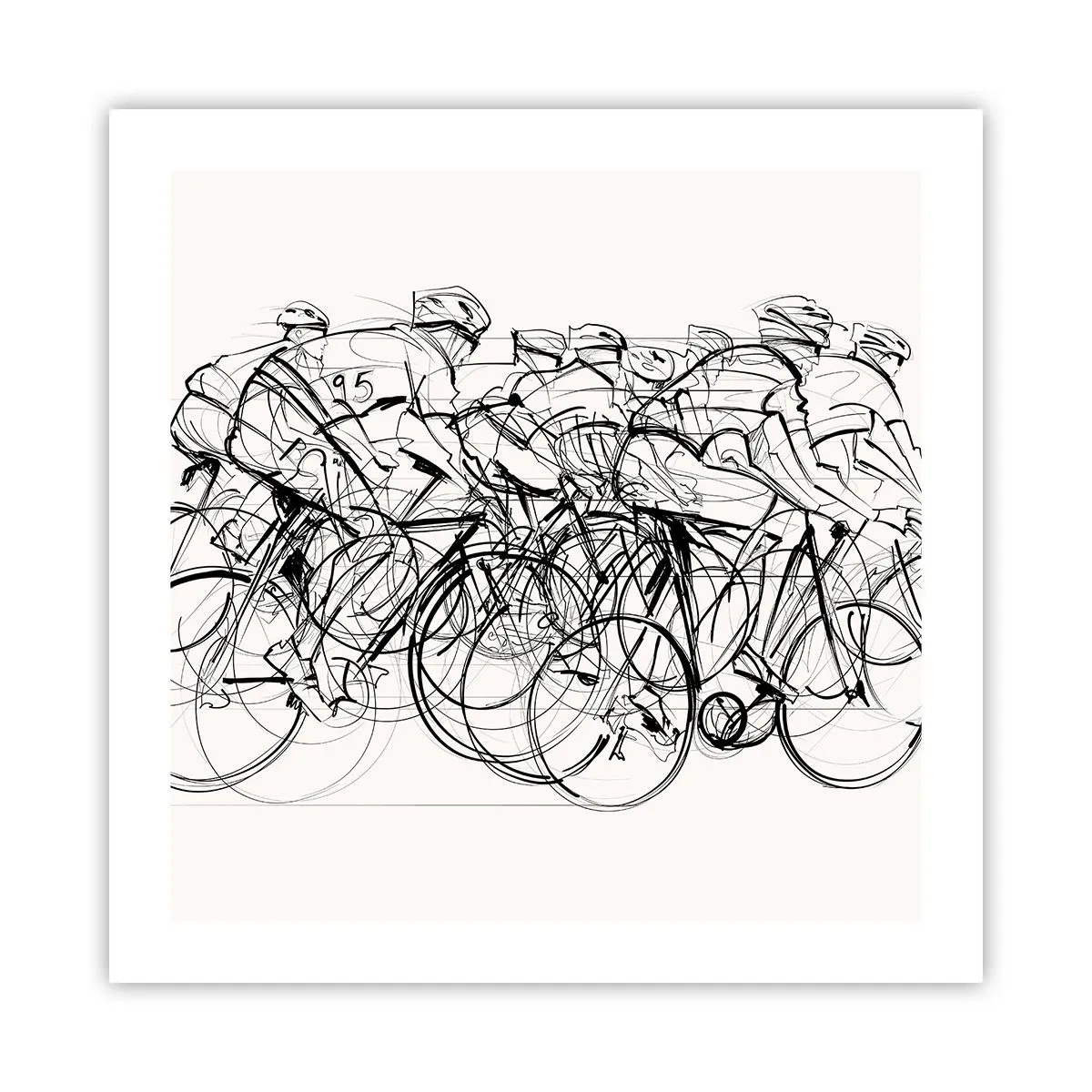 Poster - Samen als team - 50x50 cm