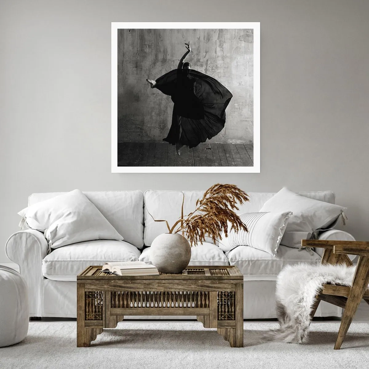 Poster - Gepassioneerde riem - 30x30 cm