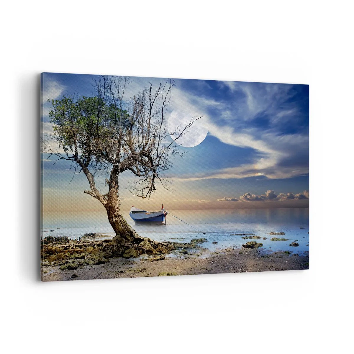 Schilderen op canvas - Is dit het einde of het begin? - 100x70 cm