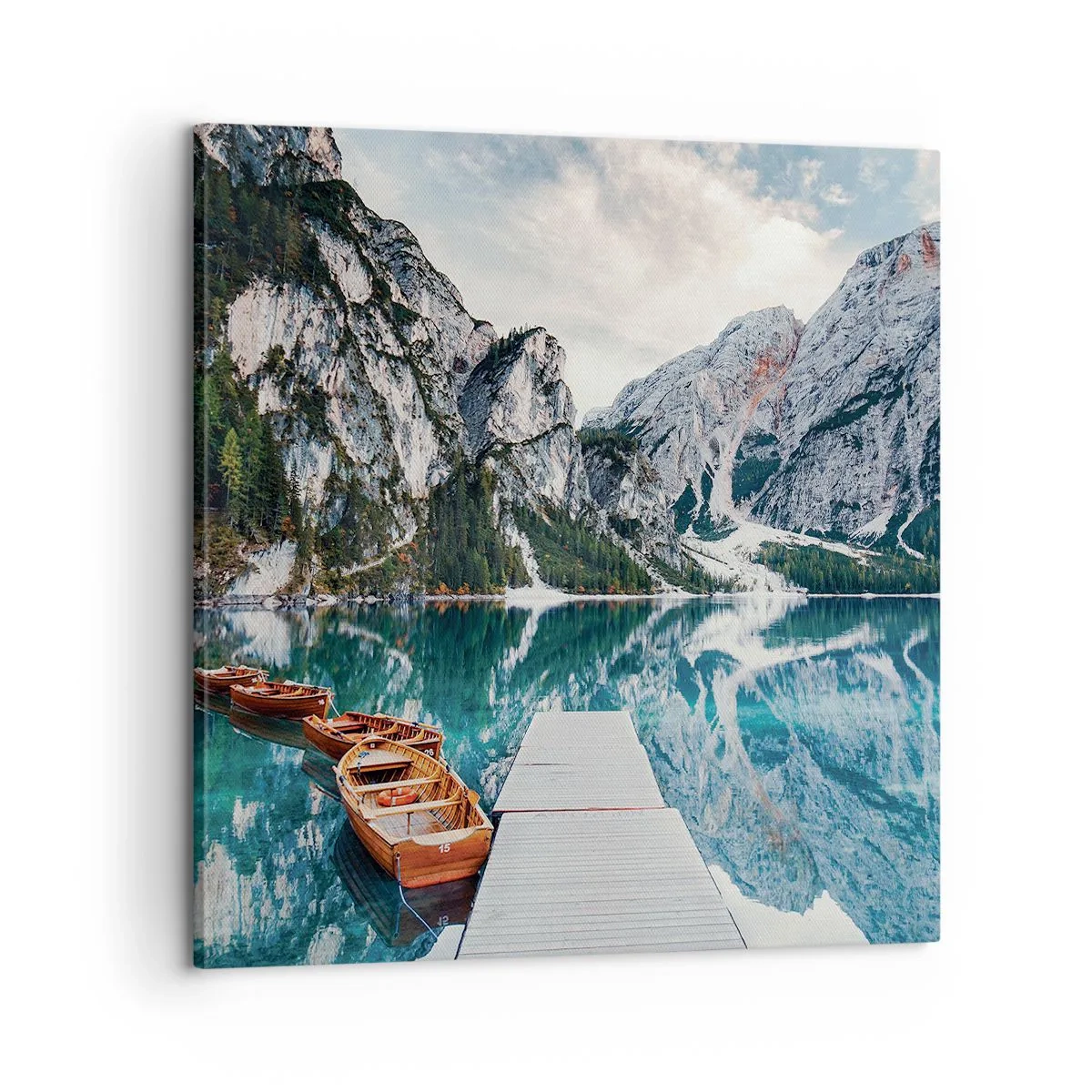 Schilderen op canvas - We zullen je schoonheid laten zien - 60x60 cm