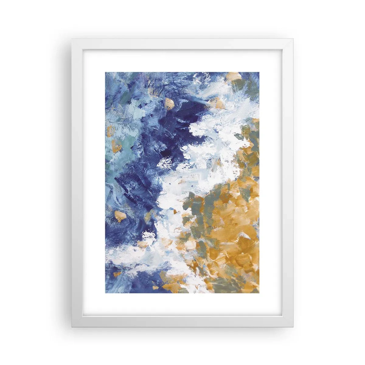 Poster in een witte lijst - Dans der Elementen - 30x40 cm