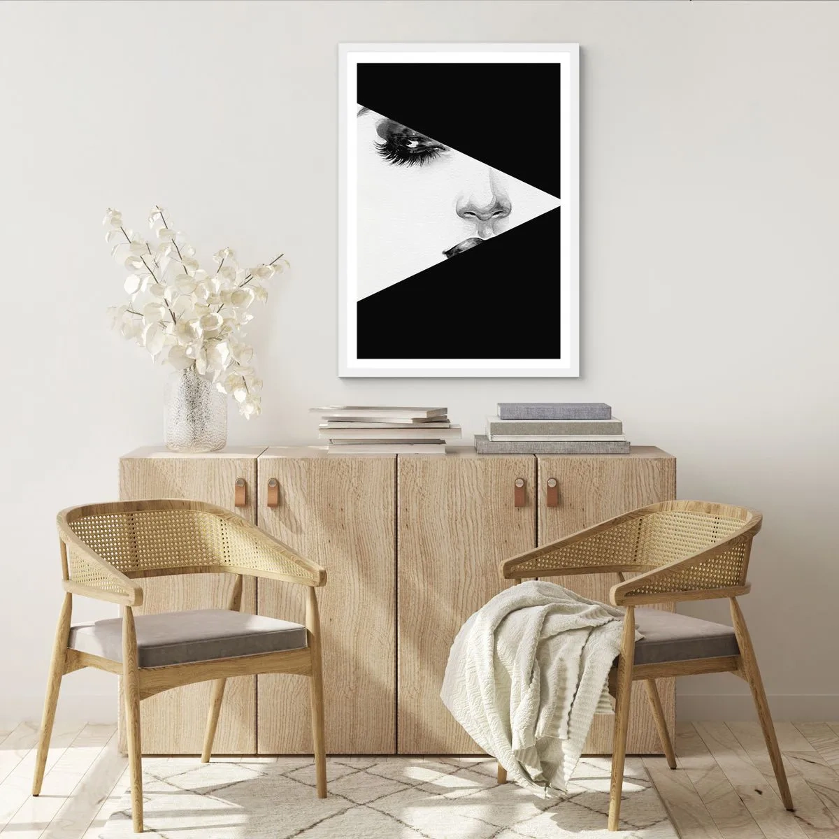 Poster in een witte lijst - Altijd niet ontdekt - 50x70 cm