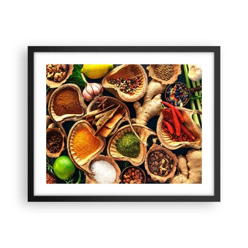 Poster in een zwarte lijst - Neem wat je wilt - 50x40 cm