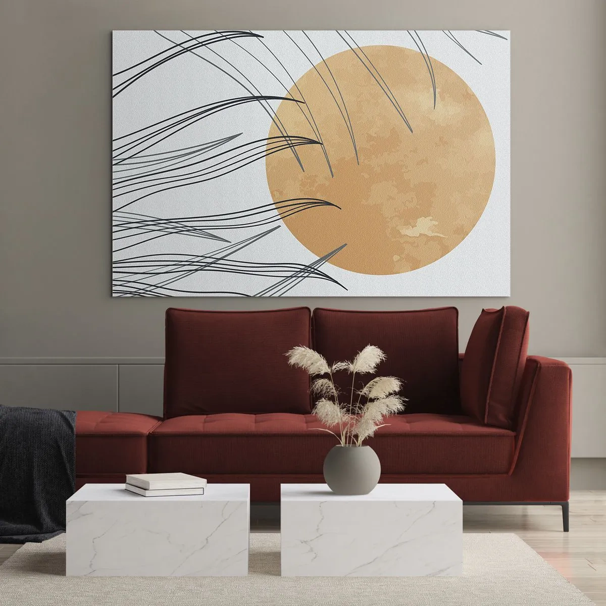 Schilderen op glas - Altijd naar de zon - 100x70 cm