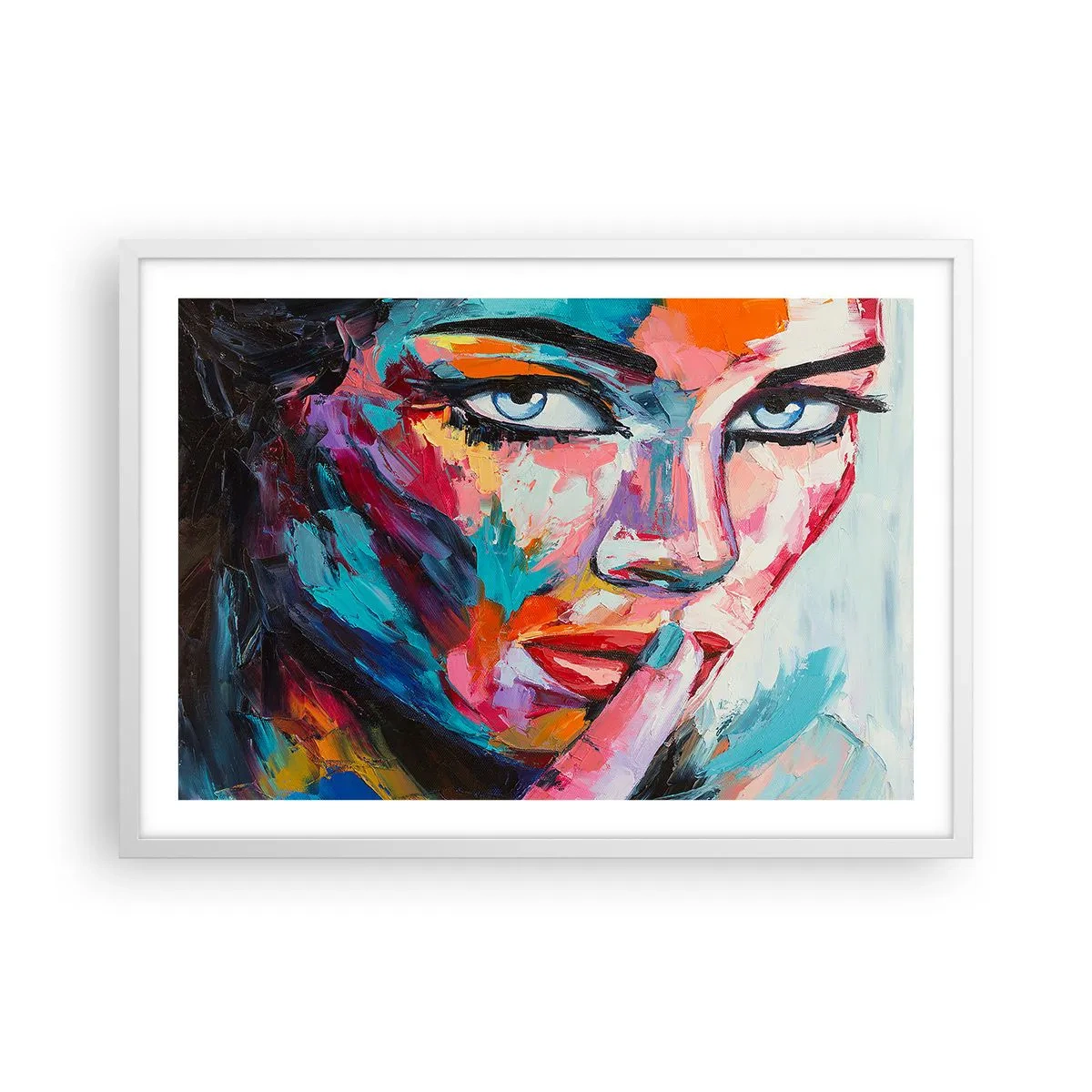 Poster in een witte lijst - Ons eerste geheim - 70x50 cm