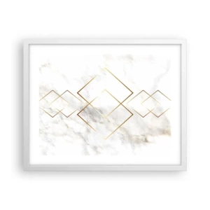 Poster in een witte lijst - Een uitzicht tot in het oneindige - 50x40 cm