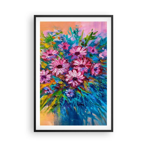 Poster in een zwarte lijst - Levensenergie - 61x91 cm