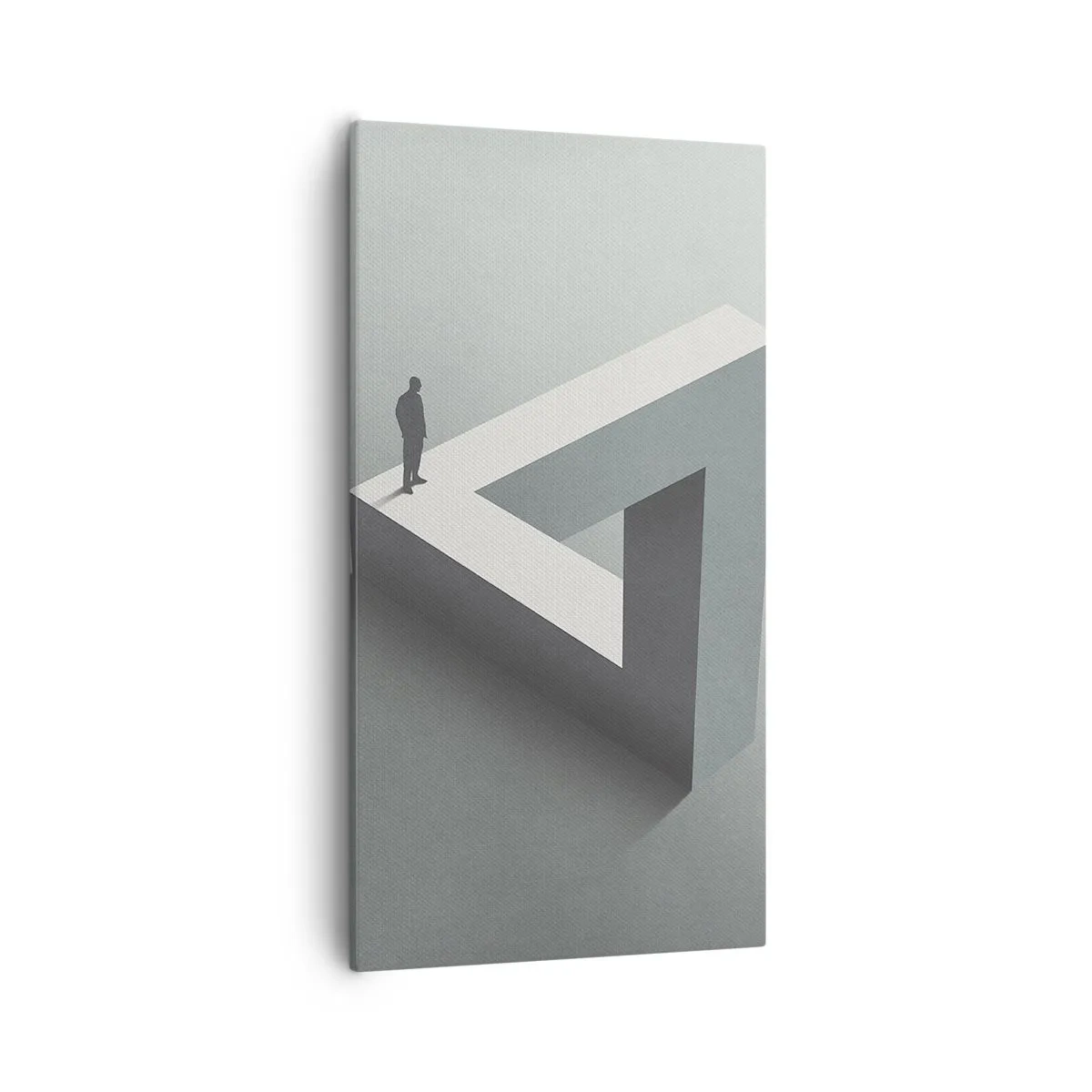 Schilderen op canvas - Maar het is toch mogelijk - 55x100 cm