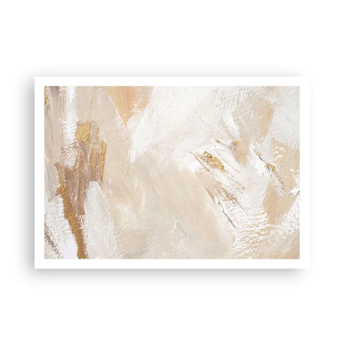 Poster - Pastelkleurige compositie - 100x70 cm