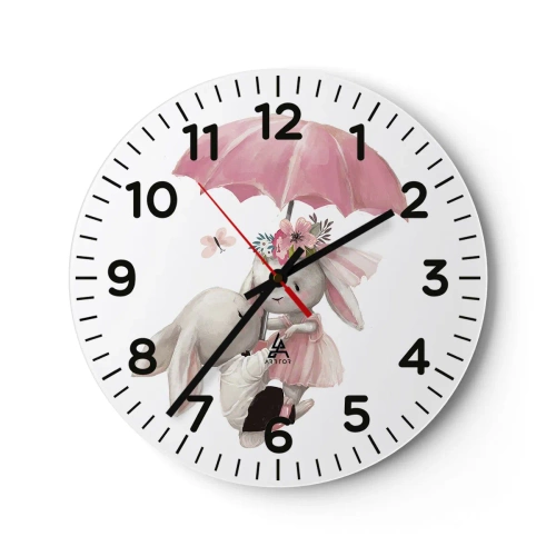 Wandklok - Klok - Dit is liefde - 30x30 cm