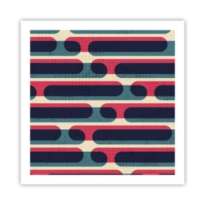 Poster - In de diepte en vooruit - 60x60 cm