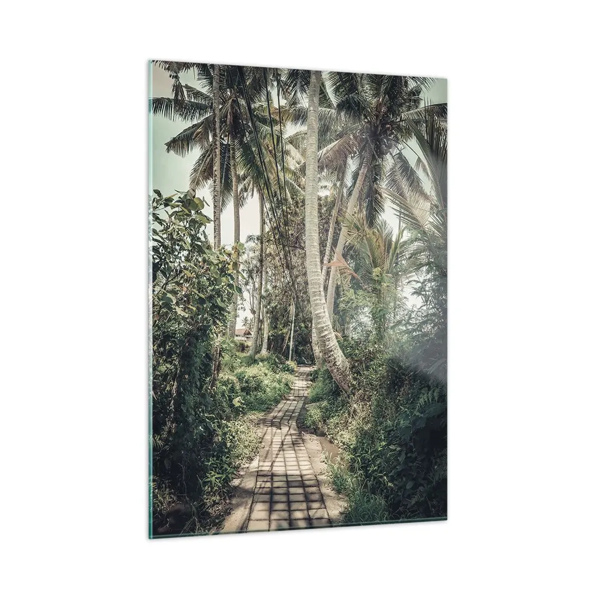 Schilderen op glas - Palmsteeg - 50x70 cm