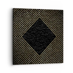 Schilderen op canvas - Geometrie in glamoureuze stijl - 30x30 cm