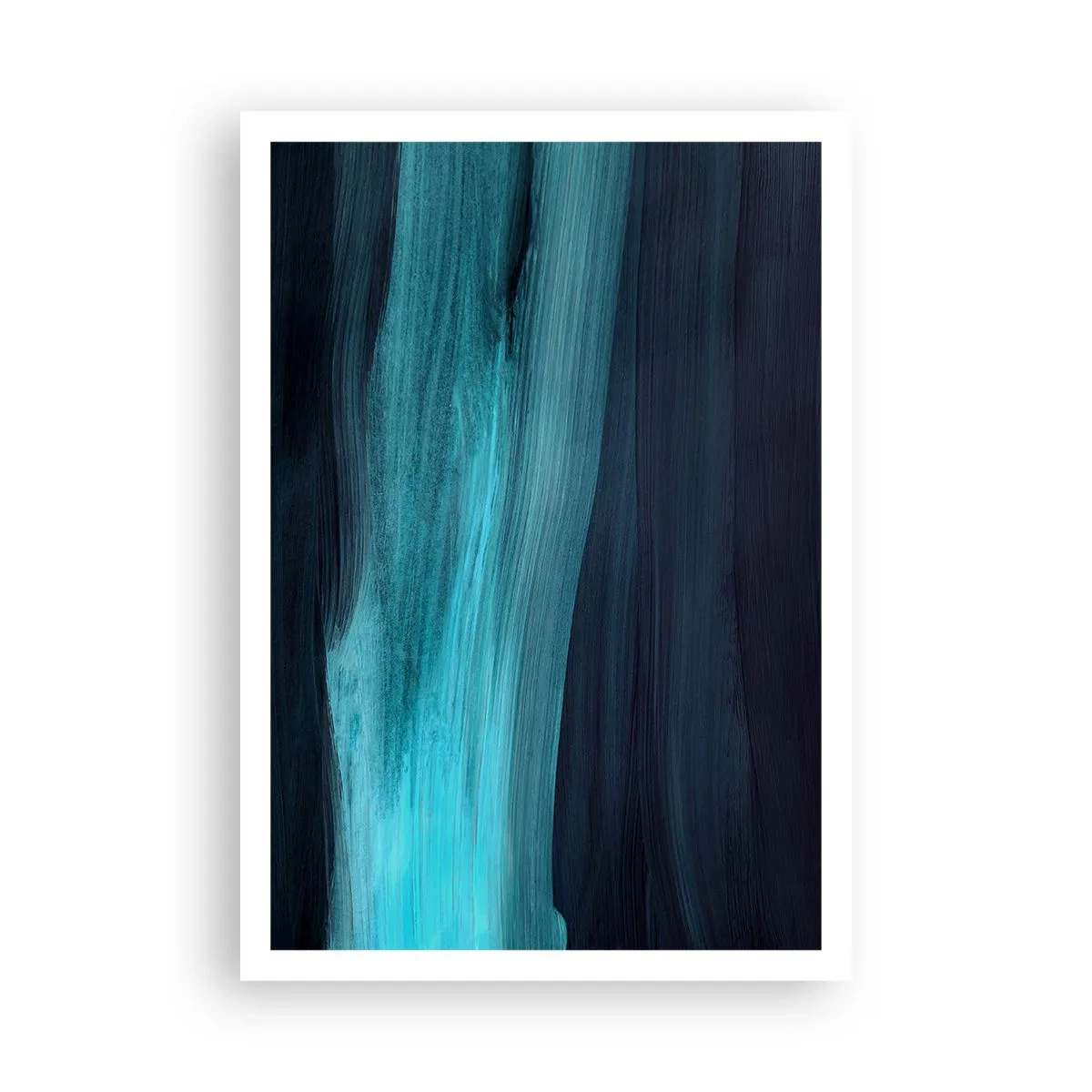 Poster - Ga met de stroom mee - 70x100 cm