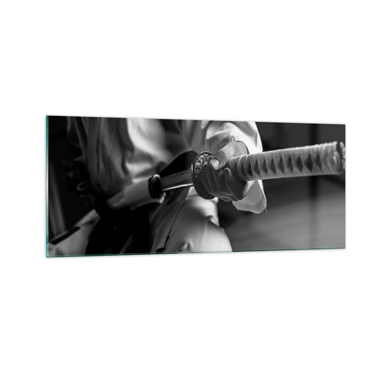 Schilderen op glas - Ziel van een vechter - 100x40 cm