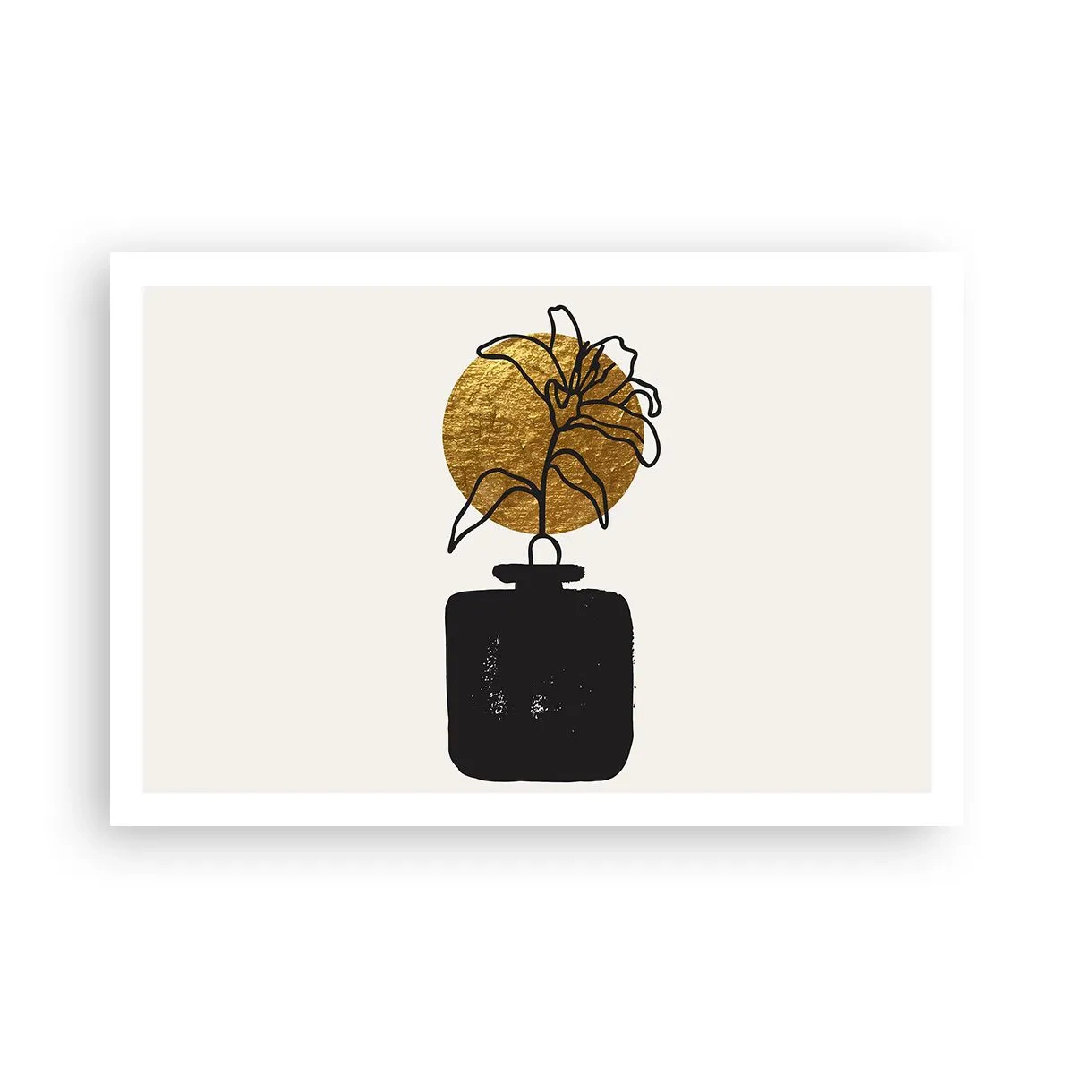 Poster - Schoonheid is goud waard - 91x61 cm