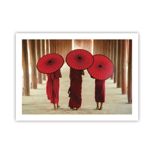 Poster - Op weg naar het Zuivere Land - 70x50 cm