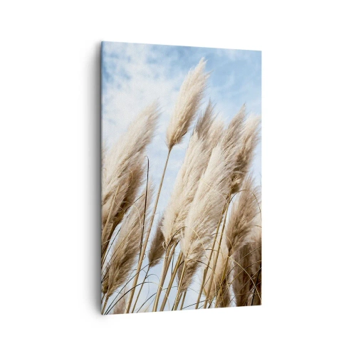 Schilderen op canvas - Zonnige en winderige streling - 80x120 cm
