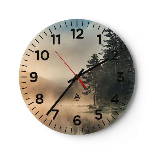 Wandklok - Klok - De geboorte van de dag - 30x30 cm