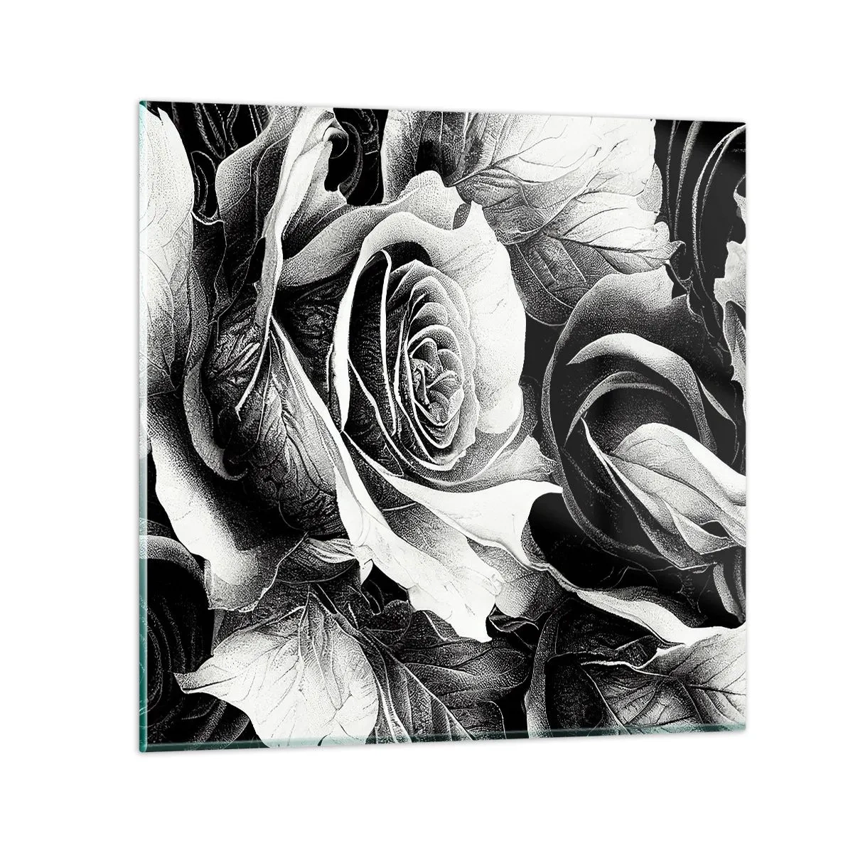 Schilderen op glas - Altijd een koningin - 70x70 cm