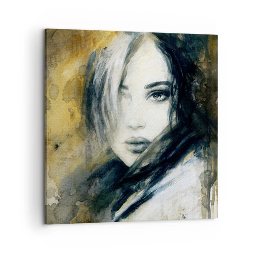 Schilderen op canvas - onschuldiger of sensueler? - 50x50 cm