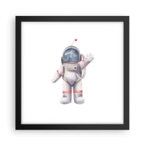 Poster in een zwarte lijst - Tot ziens! - 30x30 cm