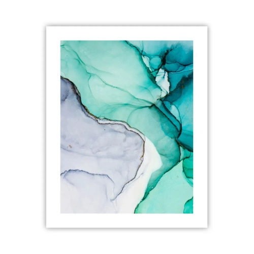 Poster - Een studie in turkoois - 40x50 cm