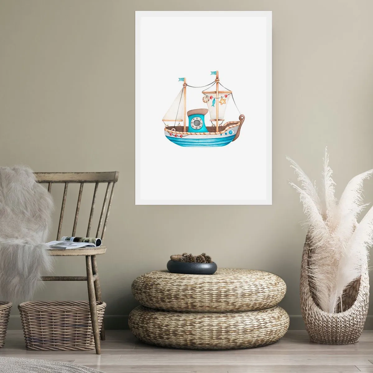 Poster - Ahoi, avontuur! - 30x40 cm