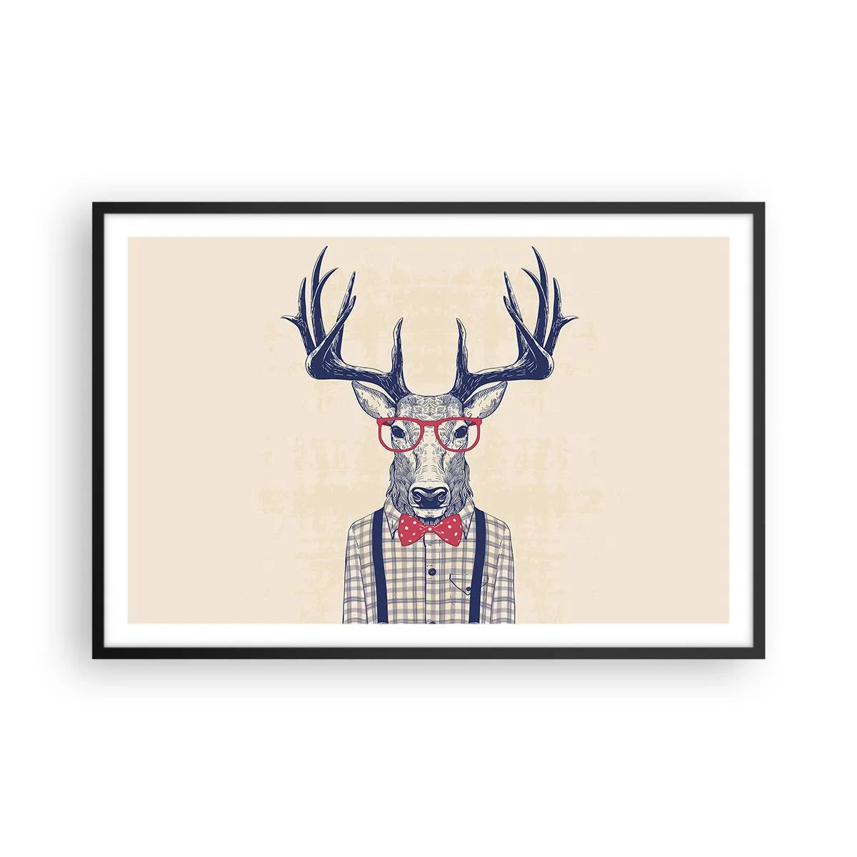 Poster in een zwarte lijst - Een grappig extravaganza - 91x61 cm