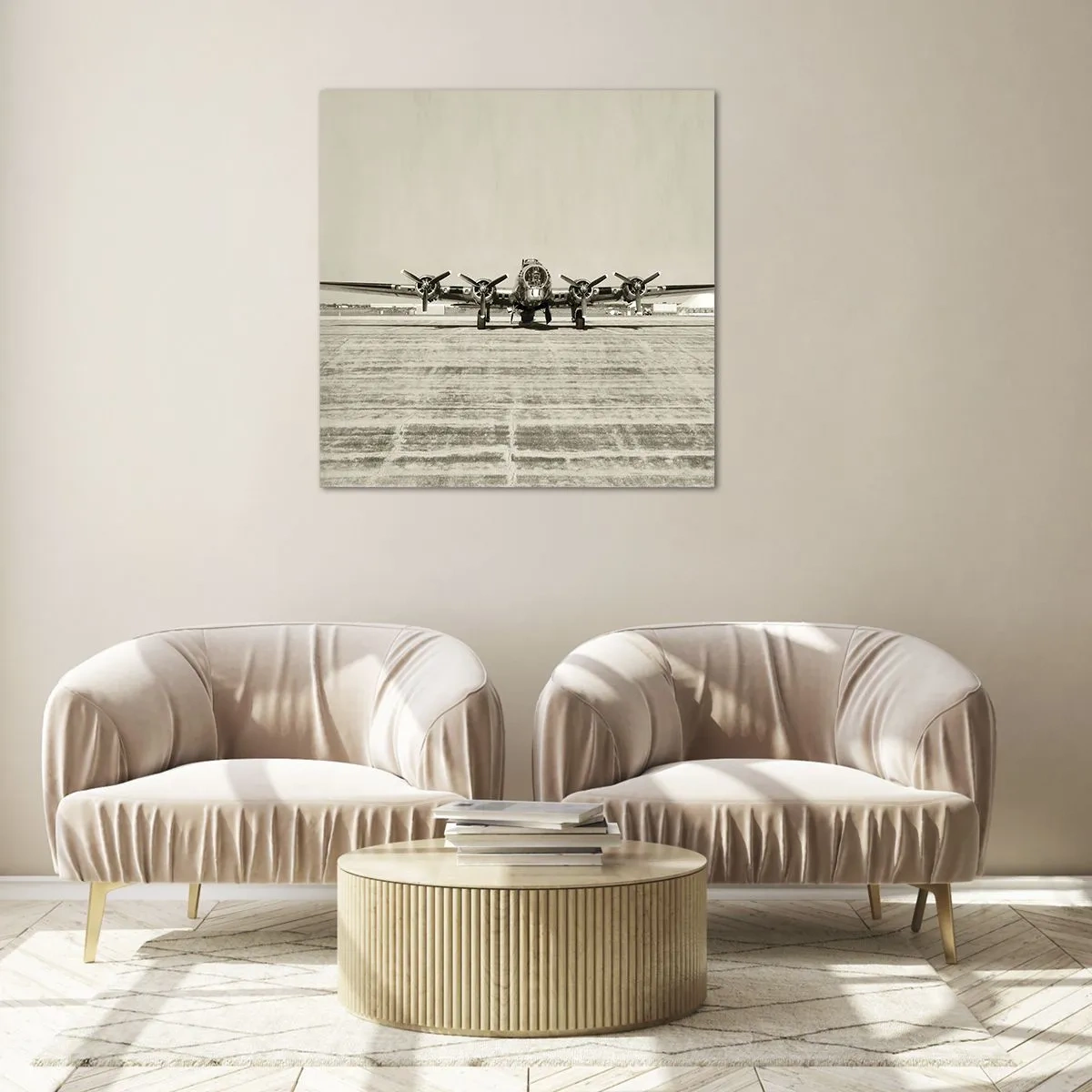 Schilderen op glas - Zoals altijd klaar - 40x40 cm