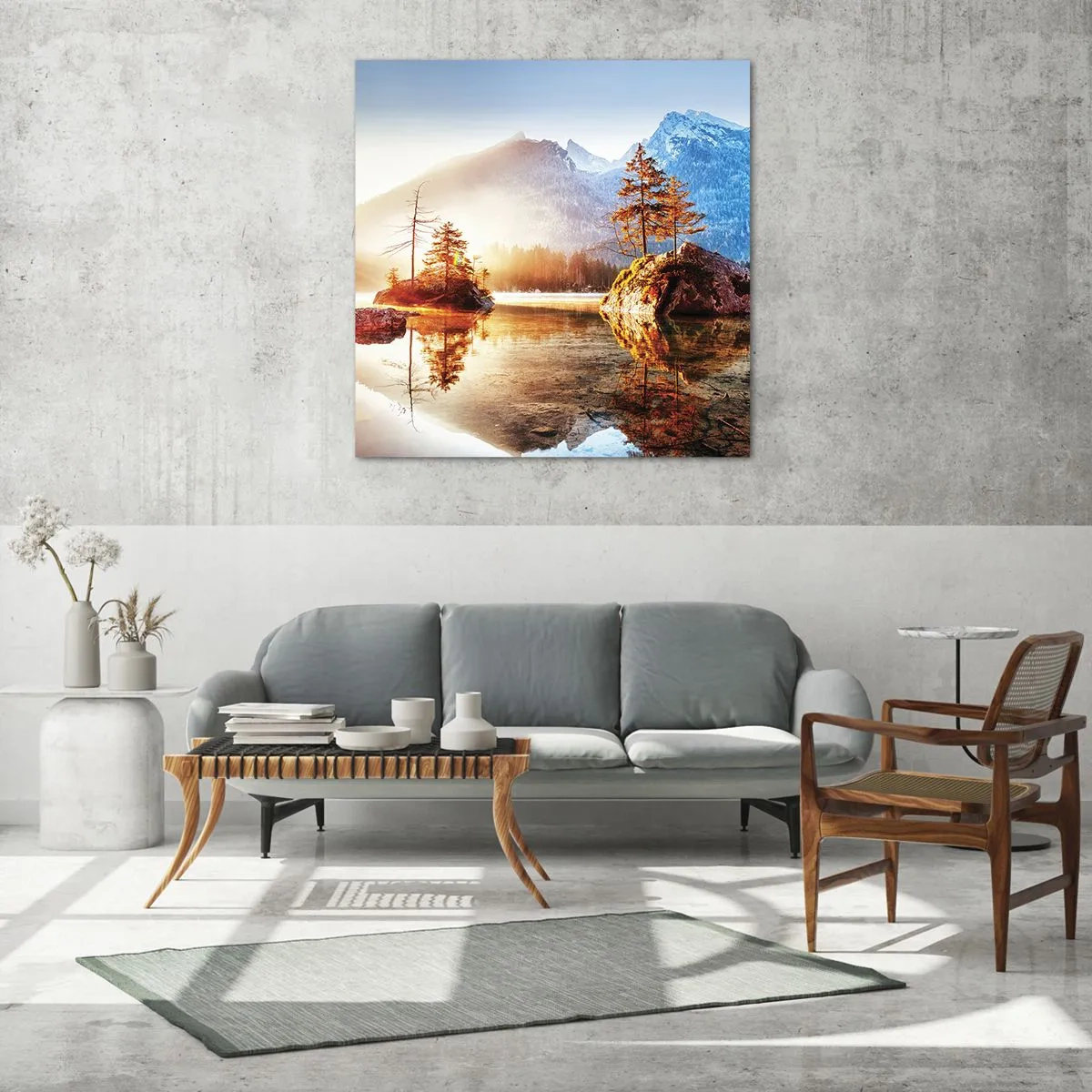 Schilderen op glas - De natuur in een nieuw licht - 40x40 cm