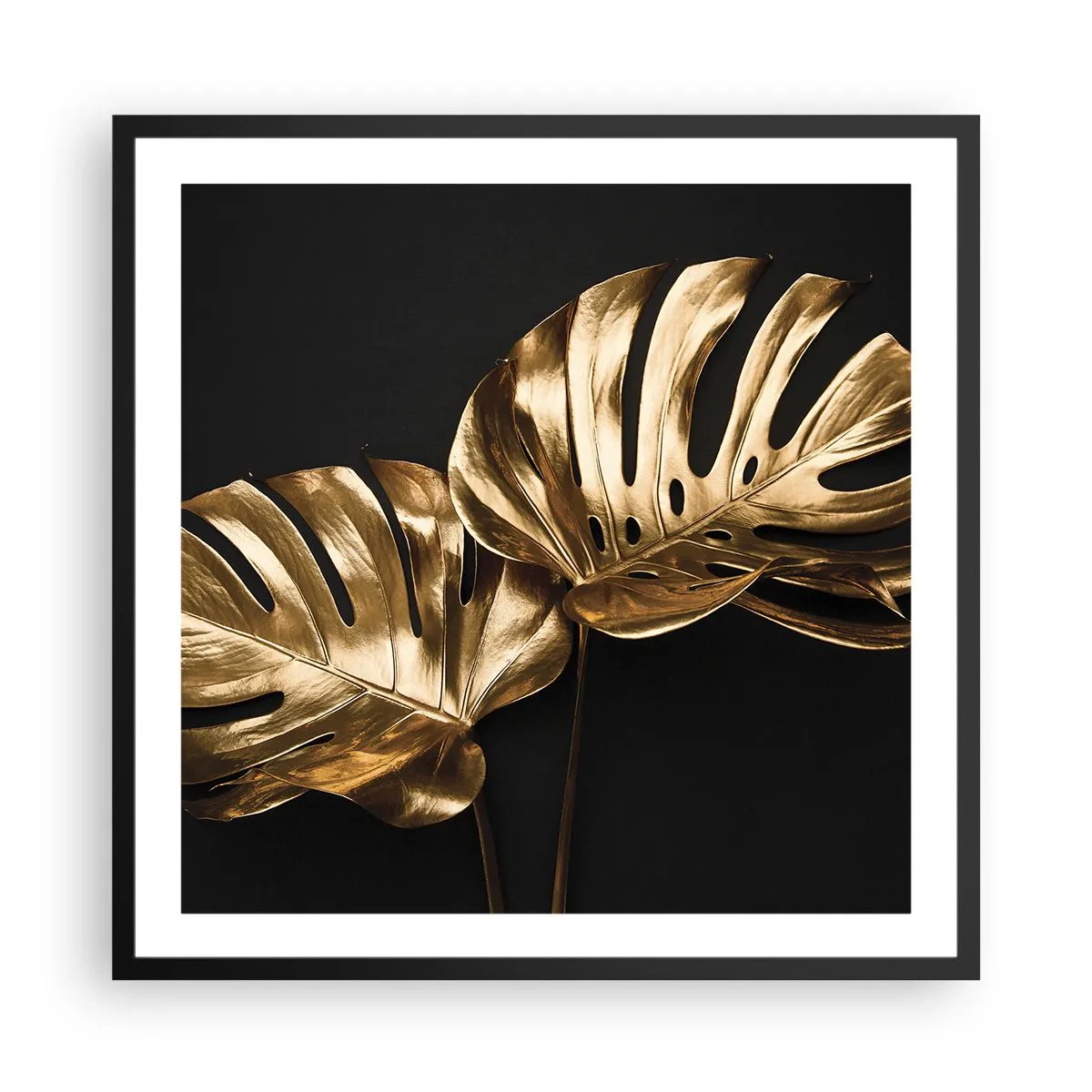 Poster in een zwarte lijst - De schatten van de natuur - 60x60 cm