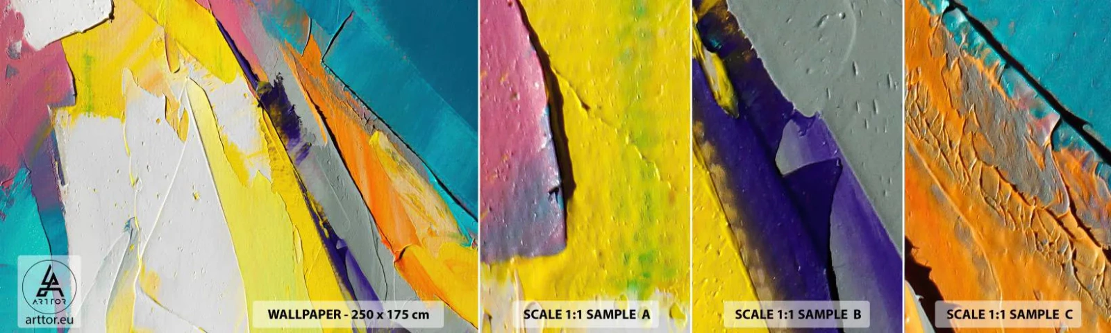 Fotobehang Staaltje Standard Eco - De anatomie van licht - Abstractie, Deel, 3D - 100x30 cm