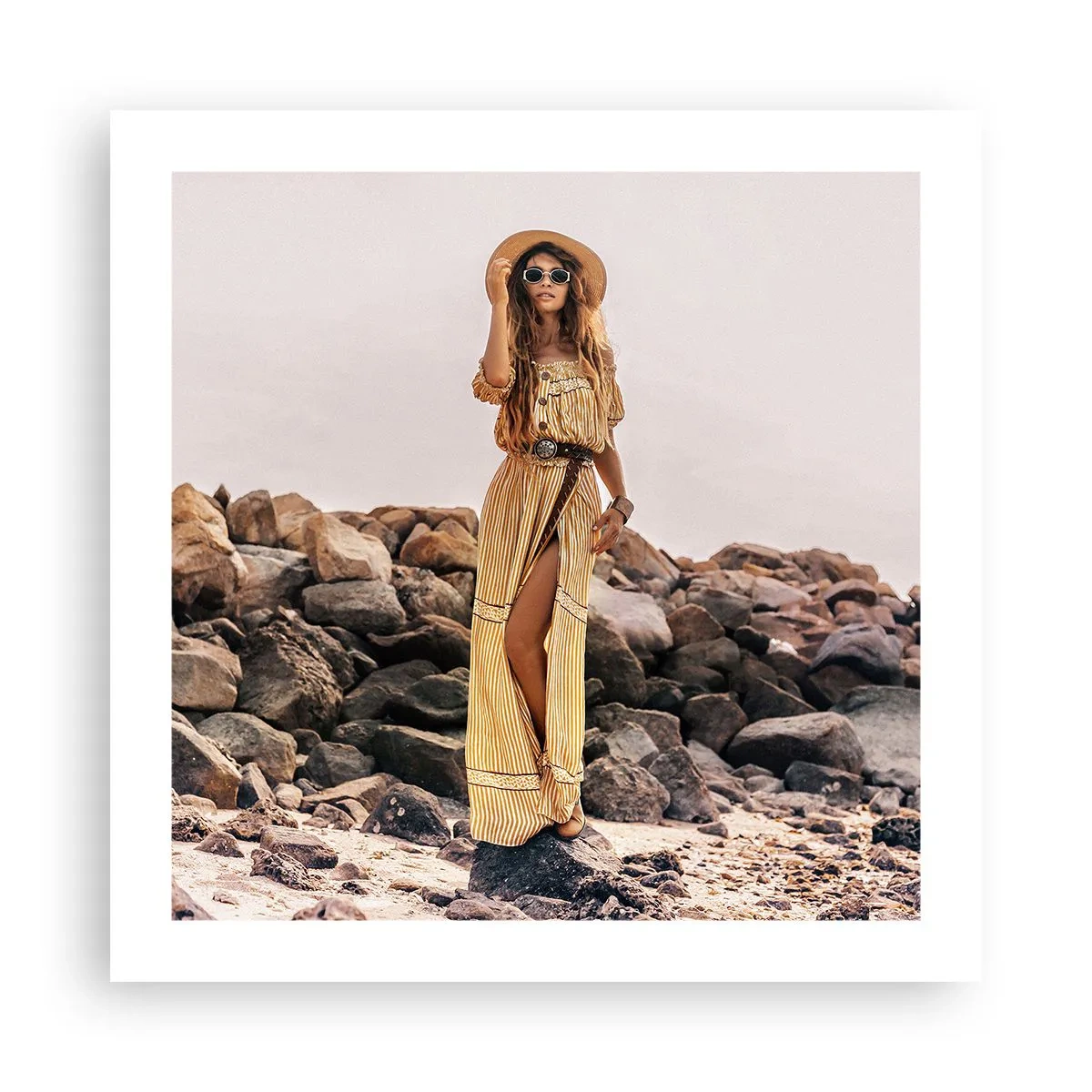 Poster - De magie van stenen - 50x50 cm