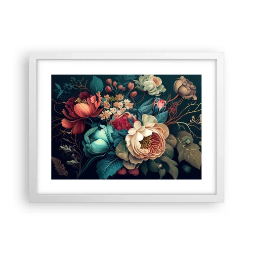 Poster in een witte lijst - 19e-eeuwse charme - 40x30 cm